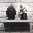 Ver imagem 6 de Kit 4 Prateleiras em MDF branco 30x10cm para qualquer ambiente organização Sala cozinha