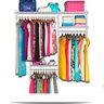 Roupeiro aramado quarto pequeno closet feminino solteiro 1,60 BR - 1