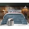 Edredom Casal Plush Peles Verde Capri Hedrons - 1