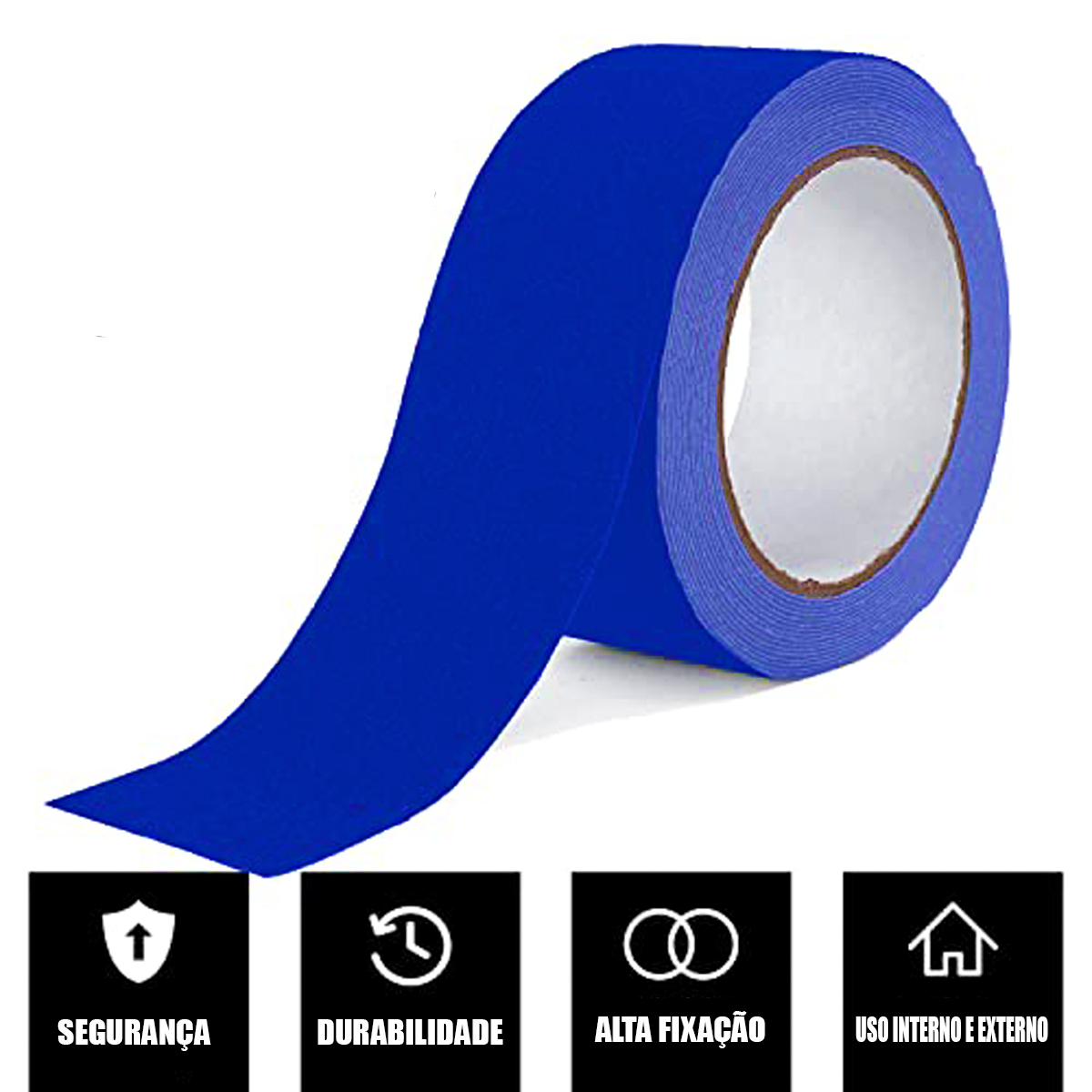 Fita Antiderrapante 50 Mm X 30 Metros - Azul - 4