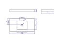 Ver imagem 2 de Cuba de Apoio Premium Retangular 112cm com Mesa Ébano Fosco Deca Invisible