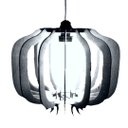 Ver imagem 1 de Luminária Teto tipo Pendente SAFIRA MDF - Completa - Cor: Preta