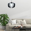 Ver imagem 2 de Luminária Teto tipo Pendente SAFIRA MDF - Completa - Cor: Preta