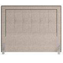 Ver imagem 4 de Cabeceira Cama Box Casal King 195 Cm P05 Atenas Linho Cru - Lyam Decor