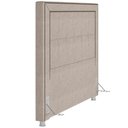 Ver imagem 5 de Cabeceira Cama Box Casal King 195 Cm P05 Atenas Linho Cru - Lyam Decor