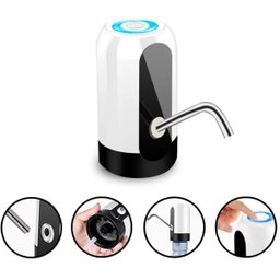 Bomba para Galão Água Elétrica Garrafão Torneira Filtro Usb - 2