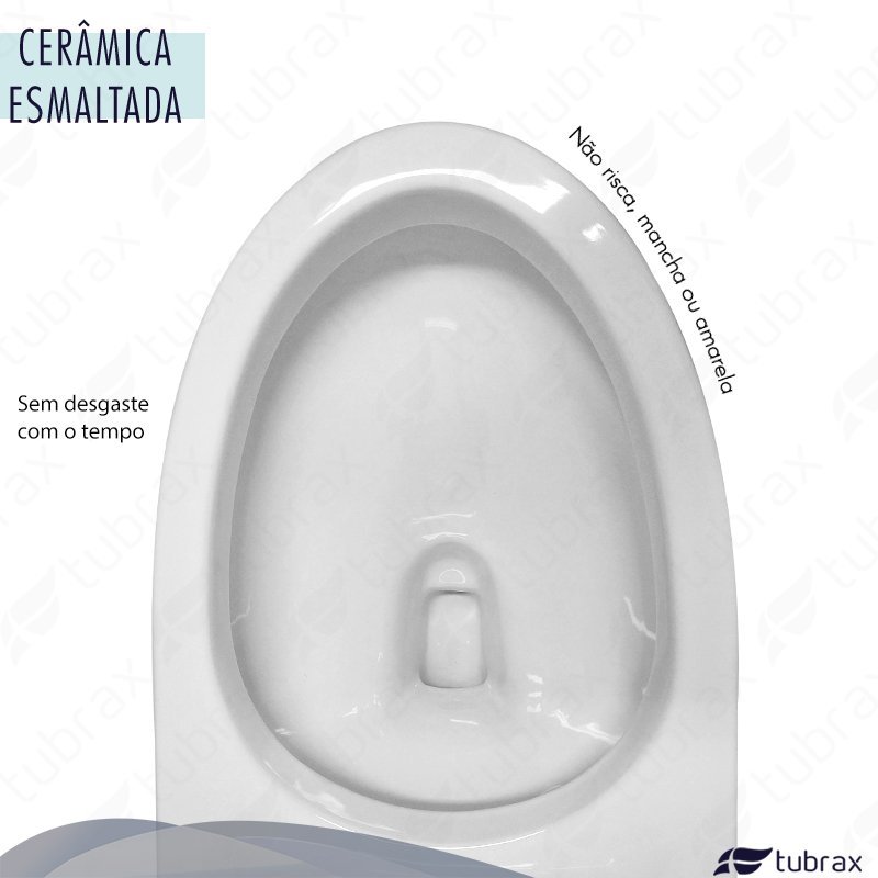  Vaso Sanitário Monobloco Cerâmica Modelo Unum Tubrax – Branco - 5