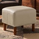 Ver imagem 2 de Puff Decorativo Verso 45x51 cm Pes Madeira Courino Tcs 725 Moll