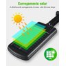 Luminária Solar Refletor Led 100w Poste Sensor 160 Leds Cob - 4
