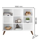 Ver imagem 4 de Nicho Organizador Multifuncional Pés Retrô Cube Q01 Branco - Mpozenato