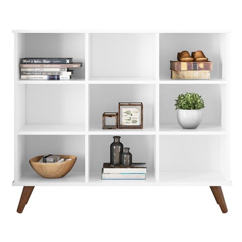 Nicho Organizador Multifuncional Pés Retrô Cube Q01 Branco - Mpozenato