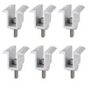 Ver imagem 1 de Fixador Grampo Intermediário Middle Clamp Linha C Placa Painel Solar Alumínio e Inox | Perfil Master