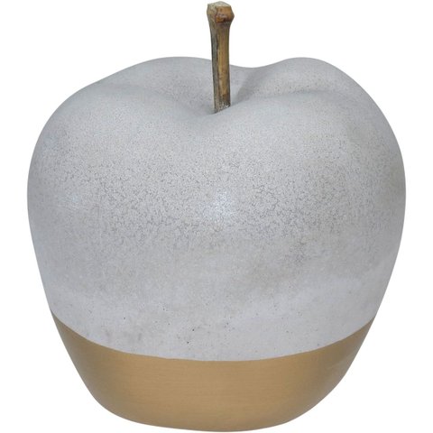 Adorno Decorativo de Cimento Cinza 12x9x9cm Enfeite Mesa Estante Sala Decoração