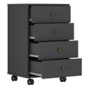 Ver imagem 4 de Gaveteiro 4 Gavetas Presence 