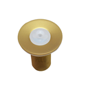 Ver imagem 5 de Válvula Lavatório Dourada Fosco Metal Pia Banheiro Ralo 7/8