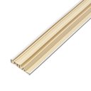 Ver imagem 2 de Rodapé de Pvc Spot Pisos Frisado Branco 7cm X 15mm X 2,20m