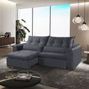 Ver imagem 1 de Sofá Exclusive Retrátil e Reclinável 230cm Braço 25cm Meu Sofá Online