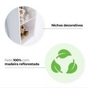Ver imagem 6 de Guarda Roupa 3 Portas Bala de Menta Branco