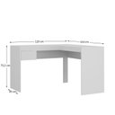 Ver imagem 3 de Escrivaninha L com 1 Gaveta 120cm
