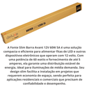 Ver imagem 4 de Fonte Slim Barra Avant 12v 60w 5a
