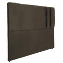 Ver imagem 1 de Cabeceira Módulos Estofada para Cama Luxo Clean Suede Rbl:solteiro Tradicional/marrom