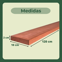 Ver imagem 4 de 10 Ripas Sarrafos de Eucalipto 2x10x120cm Aplainado Artesanato