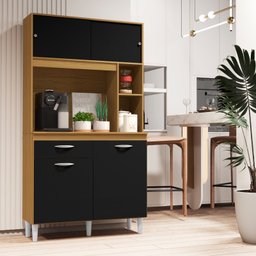 Cozinha Compacta Armário Organizador Duda 90cm com Gaveta - 1
