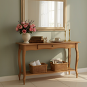 Ver imagem 2 de Aparador para Sala Sevilha com Gaveta, Prateleira e Pés Luiz Xv - Imbuia Glazer