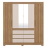 Guarda Roupa Casal 4 Portas Cadis Touch  Móveis - 2