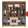 Guarda Roupa Casal 4 Portas Cadis Touch  Móveis - 5