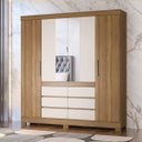 Ver imagem 1 de Guarda Roupa Casal 4 Portas Cadis Touch  Móveis