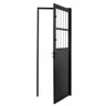 Porta Social Lambril Alumínio Preto 2.10 X 80 Lado Direito – Hale - 3