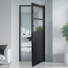 Porta Social Lambril Alumínio Preto 2.10 X 80 Lado Direito – Hale - 2