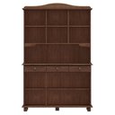 Ver imagem 5 de Cristaleira Rústica Madeira Maciça Sala Jantar Armário Chão:cafe