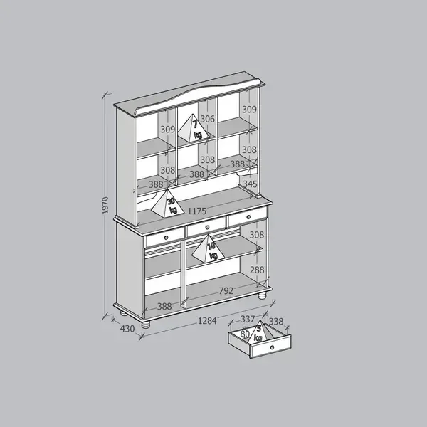 Ver imagem 4 de Cristaleira Rústica Madeira Maciça Sala Jantar Armário Chão:cafe