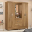 Ver imagem 1 de Guarda Roupa Capelinha 4 Portas Lord Móveis