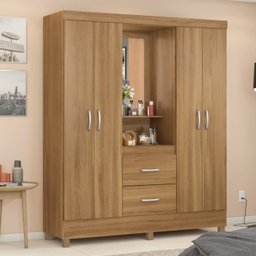 Guarda Roupa Capelinha 4 Portas Lord Móveis - 1 Guarda Roupa Capelinha 4 Portas Lord Móveis - 1