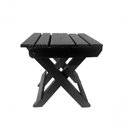 Ver imagem 4 de Banco Banquinho Dobrável Ripado para Sentar (estilo Mesa) Preto