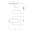 Ver imagem 3 de Acabamento para Registro de Gaveta Level 1.1/4 a 1.1/2 Black Matte - Deca