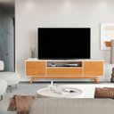 Ver imagem 1 de Rack para Tv 75 Polegadas Sala de Estar Off White Nature