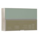 Ver imagem 1 de Armario Basculante Misto 120cm 2 Porta Lis Legno Crema