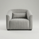 Ver imagem 6 de Conjunto Sofá Living Ísis e Duas Poltronas Tecido Acquablock Pet Friendly Linho Cinza Claro 2,10m