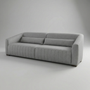 Ver imagem 7 de Conjunto Sofá Living Ísis e Duas Poltronas Tecido Acquablock Pet Friendly Linho Cinza Claro 2,10m