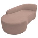 Ver imagem 5 de Kit Sofá Curvo França 160cm L.e e Poltrona Luiza Max Conforto, Elegância e Design Moderno Linho
