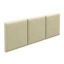 Ver imagem 7 de Cabeceira Cama Box King Valência 1.95 Painel Modulado Corino Areia - LH Móveis