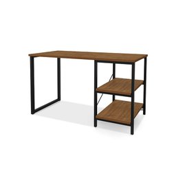 Escrivaninha Industrial Office Star 120cm 2 Prateleiras Klm Móveis - 2