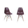 Kit 6 Cadeiras Charles Eames Eiffel Café Base Madeira Sala Cozinha Jantar - Bering - 2