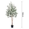 Árvore Oliveira Artificial Realista para Decoração Sala 1.80m - 2