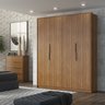 Guarda Roupa Casal 4 Portas Attore  Móveis - 1
