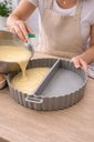 Ver imagem 2 de Forma Redonda Silicone Divisorória Air Fryer Cinza 20X20